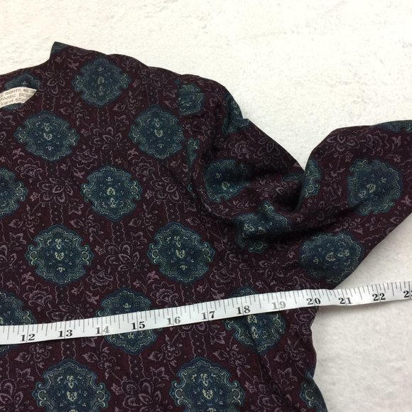 Vintage Karin Stevens Petites Sz 10 2-Pc Midi Dress & Long-Sleeve Top 100% Rayon - Picture 11 of 12